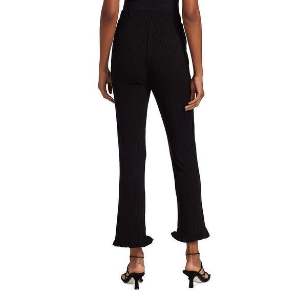 n:philanthropy Talker Rib-Knit Ruffle Hem Pants - Picture 4 of 15